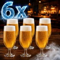 Kit 6 Taças Premium Cerveja 300ml Vidro Floripa Nadir Figueiredo Kit 6 Taças Premium Cerveja 300ml Vidro Floripa Nadir Figueiredo