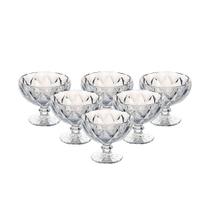 Kit 6 Taças Vidro 380ml Para Sobremesa Para Açaí, Gelatina Frutas e Cremes Sorvete Cozinha Mousse Kit 6 Taças Vidro 380ml Para Sobremesa Para Açaí, Gelatina Frutas e Cremes Sorvete Cozinha Mousse