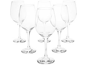 Kit 6 Taças Vidro Para Vinho/ Água 385Ml Nadir Figueiredo