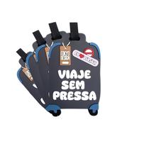 Kit 6 Tag Identificador Mala Viagem Etiqueta Bagagem Mochila