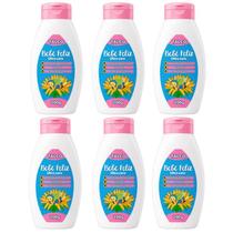 Kit 6 Talcos Infantis Bebê Feliz 200g - Pele Seca e Protegida Rosa ou Azul Kit 6 Talcos Infantis Bebê Feliz 200g - Pele Seca e Protegida Rosa ou Azul