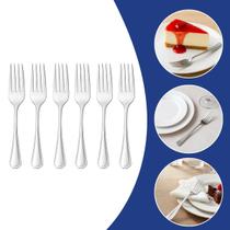 Kit 6 Talheres Inox Mesa Garfo, Faca ou Colher Cabo Reforçado Cozinha Lanchonete Resistente Uso Diário Kit 6 Talheres Inox Mesa Garfo, Faca ou Colher Cabo Reforçado Cozinha Lanchonete Resistente Uso Diário