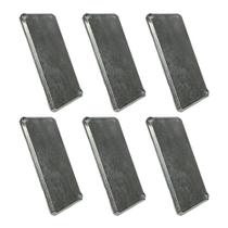 Kit 6 Tampa Cega Espelho P Condulete Placa Cega 1' Alumínio Kit 6 Tampa Cega Espelho P Condulete Placa Cega 1' Alumínio