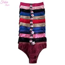 Kit 6 Tangas Calcinhas 100% algodão Tangão Cotton Faber