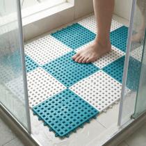 Kit 6 Tapete Piso Estrado Antiderrapante 30x30cm Box Banheiro Piscina Modular Drenante Chuveiro Área Molhada Encaixe Kit 6 Tapete Piso Estrado Antiderrapante 30x30cm Box Banheiro Piscina Modular Drenante Chuveiro Área Molhada Encaixe
