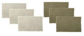 Kit 6 Tapetes de Bolinha Microfibra Antiderrapante 50x70 Rozac