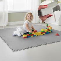 Kit 6 Tatame Tapete EVA Infantil 50x50cm 20mm Emborrachado Diversas Cores Bebê Criança Exercícios Academia Yoga Pilates Impermeável Isolante Acústico