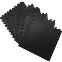 Kit 6 Tatames de EVA 50x50cm 10mm Preto - EVAMAX