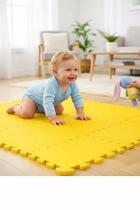 Kit 6 Tatames Tapetes Eva 50x50x1cm 10mm AMARELO Premium AMARELO Kit 6 Tatames Tapetes Eva 50x50x1cm 10mm AMARELO Premium AMARELO