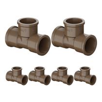 Kit 6 Te Soldável 60mm Tigre Kit 6 Te Soldável 60mm Tigre