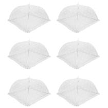 Kit 6 Tela Mosquiteiro Tule Protetor Cobre Alimento 36Cm