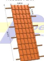 kit 6 Telha de 2,42 mais 36 Telhaplan de 3,30 e 12 Cumeeira Central mais kit 38 peças de vedação kit 6 Telha de 2,42 mais 36 Telhaplan de 3,30 e 12 Cumeeira Central mais kit 38 peças de vedação