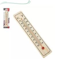 Kit 6 Termometro de Madeira - Ambiente Casa Sauna Cozinha e mais