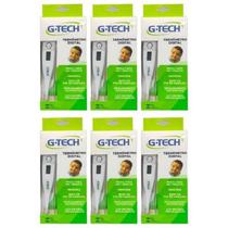Kit 6 Termômetro Digital G-Tech Com Deslig Aut Th1027 Branco