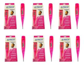 Kit 6 Termometros G-tech Axilar Digital Rosa Kit 6 Termometros G-tech Axilar Digital Rosa