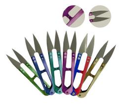 Kit 6 Tesouras Metal Arremate De Linhas Acabamentos Bordados