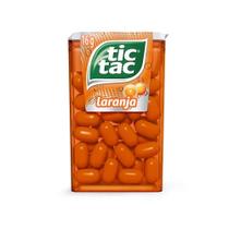 Kit 6 Tic Tac Pastilhas Sabor Orange Laranja 16G