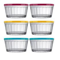 Kit 6 Tigela Americano 600ml c/Tampa Nadir Figueiredo