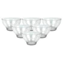 Kit 6 Tigela Bowl Grande De PS Cristal Multiuso 500ml