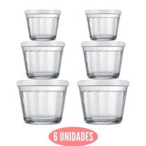 Kit 6 Tigelas Americanas 3 tamanhos Tampa Coloridas Papinha Kit 6 Tigelas Americanas 3 tamanhos Tampa Coloridas Papinha
