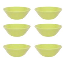 Kit 6 Tigelas Bowl Conic 500ml Verde Biona Para Doces Frutas Kit 6 Tigelas Bowl Conic 500ml Verde Biona Para Doces Frutas