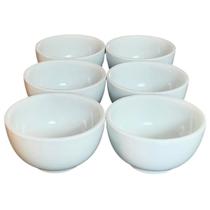 Kit 6 Tigelas / Cumbucas Açaí 600ml - Porcelana Branca Kit 6 Tigelas / Cumbucas Açaí 600ml - Porcelana Branca
