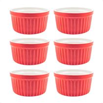 Kit 6 Tigelas Ramekin 77ml Porcelana Restaurante