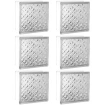 Kit 6 Tijolos Bloco De Vidro Esferas 19X19X8 Tradestar Kit 6 Tijolos Bloco De Vidro Esferas 19X19X8 Tradestar