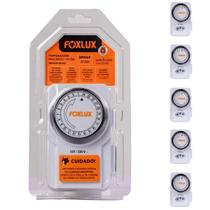 Kit 6 Timer Temporizador Programador Analógico Bivolt Foxlux