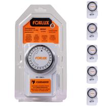 Kit 6 Timer Temporizador Programador Analógico Bivolt Foxlux