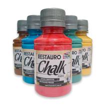 Kit 6 Tinta Restauro Chalk 100ml Escolha As Cores - TRUE COLORS