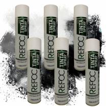 Kit 6 Tinta Spray Metálica Uso Geral Preto e Branco 400ml Kit 6 Tinta Spray Metálica Uso Geral Preto e Branco 400ml