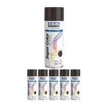 Kit 6 Tinta Spray Uso Geral Marrom 350ml - Tekbond