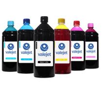 Kit 6 Tinta T574 Bulk Ink CMYK Corante 1L Valejet Kit 6 Tinta T574 Bulk Ink CMYK Corante 1L Valejet
