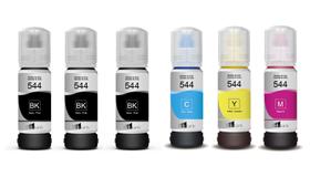 kit 6 tintas 544 para epsonn 3110 3250 6T compatível - ecologycpaint INKTANK