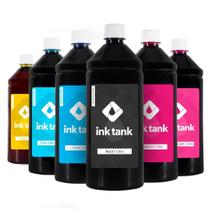 KIT 6 TintaS Corantes para L805 Bulk Ink CMYK + Light 1 Litro - Ink Tank
