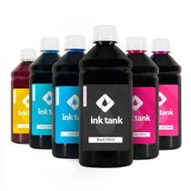 KIT 6 TintaS Corantes para L805 Bulk Ink CMYK + Light 500 ml - Ink Tank