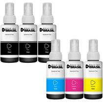 Kit 6 Tintas Para Epson T664 L355 L365 L395 L455 L1300 L110