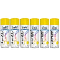 Kit 6 Tintas Spray Amarelo Tekbond