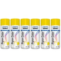 Kit 6 Tintas Spray Amarelo Tekbond