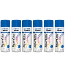 Kit 6 Tintas Spray Azul 350ML Tekbond