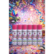 Kit 6 Tintas Spray Divertida Para Cabelo Fashion Pink 125ml/55g Axé Brasil Kit 6 Tintas Spray Divertida Para Cabelo Fashion Pink 125ml/55g Axé Brasil