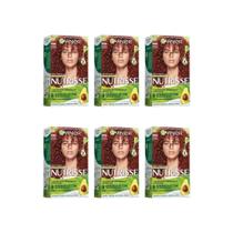 Kit 6 Tintura Nutrisse Garnier 666 Pimenta Malagueta Kit 6 Tintura Nutrisse Garnier 666 Pimenta Malagueta