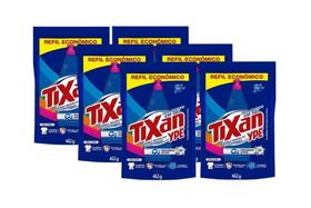 kit 6 Tira Manchas Tixan Gel Roupas Coloridas Sachê 462g