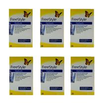 Kit 6 Tira Reagente para Glicose 50 Unidades FreeStyle Optium Kit 6 Tira Reagente para Glicose 50 Unidades FreeStyle Optium