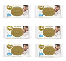 Kit 6 Toalha Umedecida Mili Love & Care 100 Unidades - Mili Kit 6 Toalha Umedecida Mili Love & Care 100 Unidades - Mili
