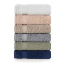 Kit 6 Toalhas Banho Linea Karsten 70 x 135 cm 100% Algodão Kit 6 Toalhas Banho Linea Karsten 70 x 135 cm 100% Algodão