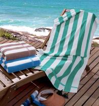 Kit 6 Toalhas Banho Para Praia Piscina - Bege - Lufamar
