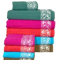 Kit 6 Toalhas de banho Amsterdam 80 x 150 cm De'limas