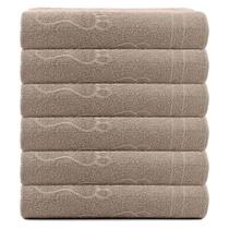 Kit 6 Toalhas de Piso Felpudo para chão de banheiro Supremo